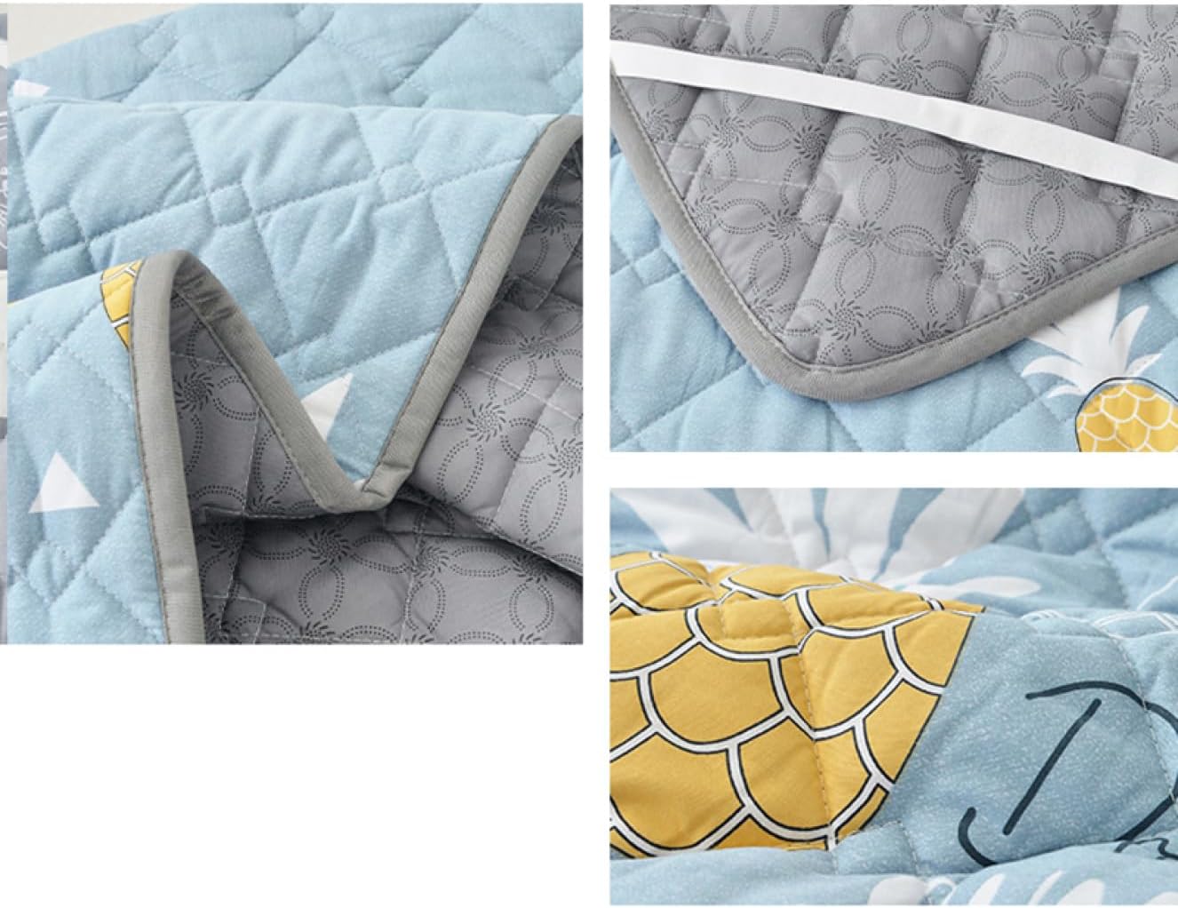 ダブルサイズ・ロマンス 羽毛肌掛布団・V&A・いちご泥棒・シルバー